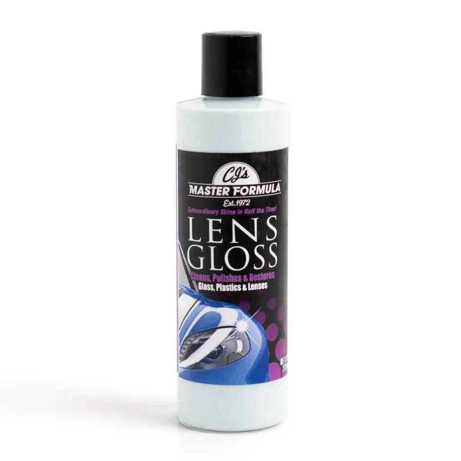 Lens gloss polish bottle for glass and lenses.