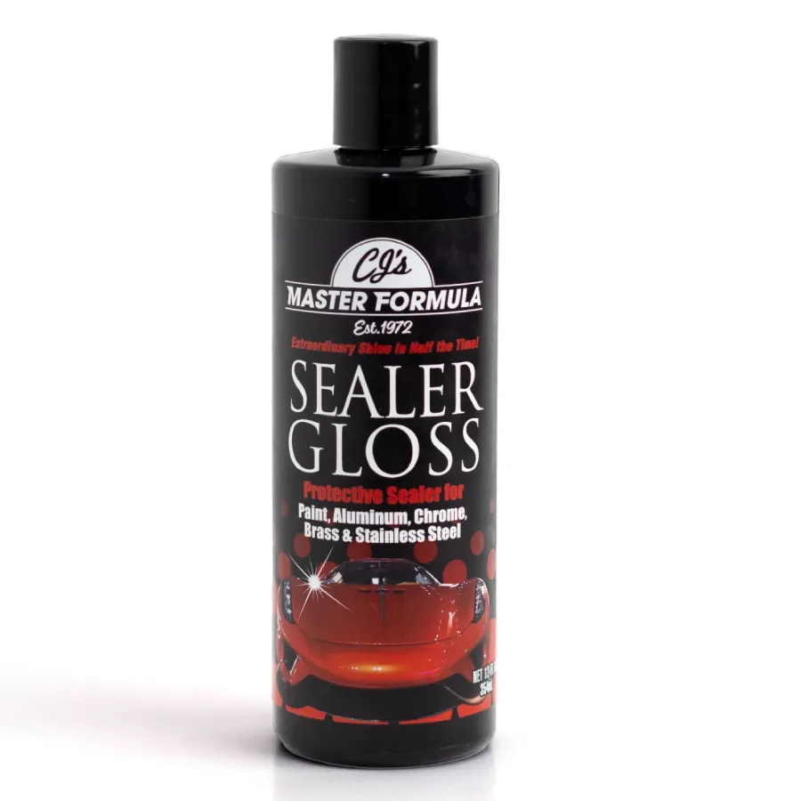 Gloss sealer for paint and metal surfaces.